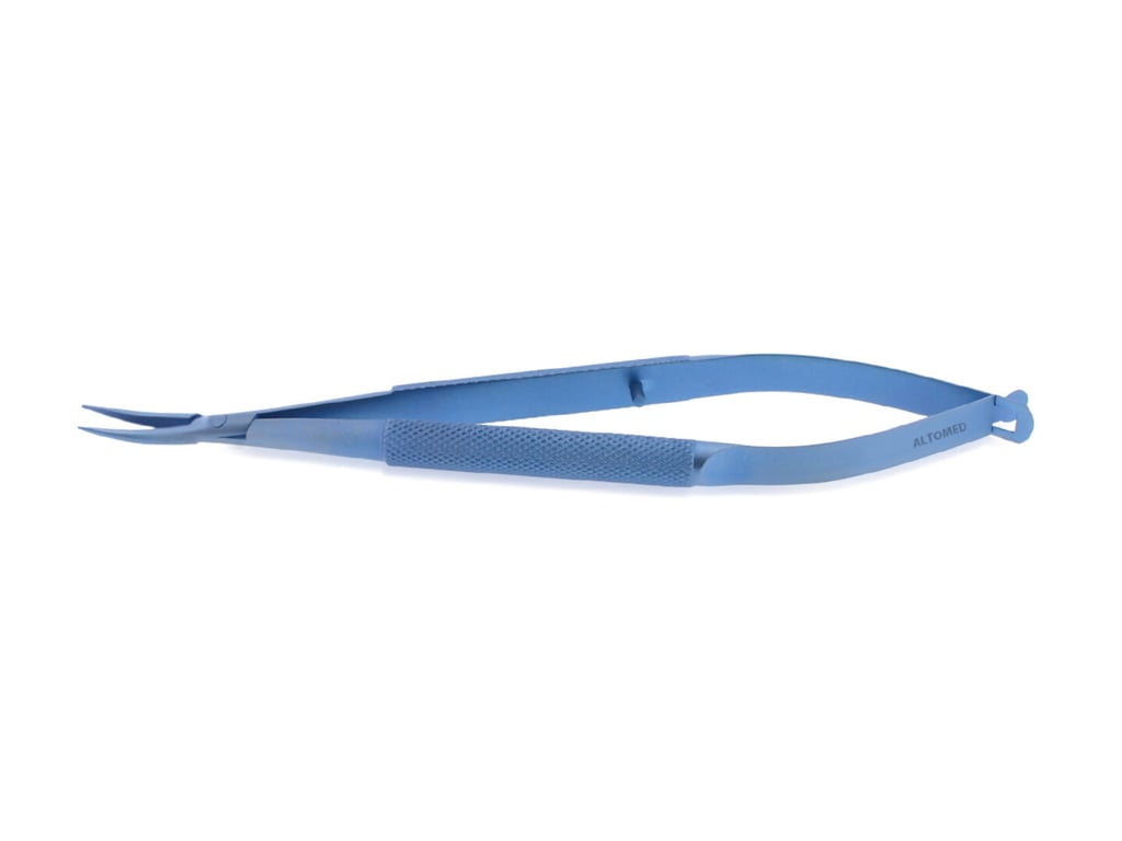 Titanium Needleholder No Lock 115mm (4.5") - Curved Standard