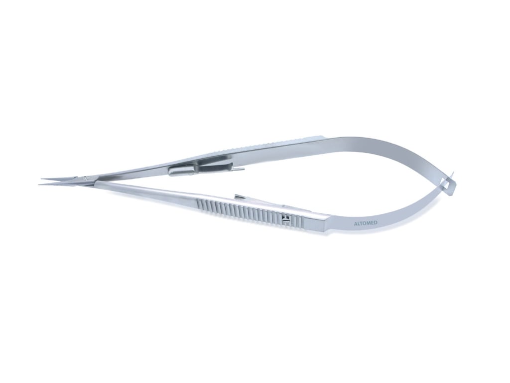 Castroviejo Needleholder With Lock 140mm (5.5") - Micro Straight
