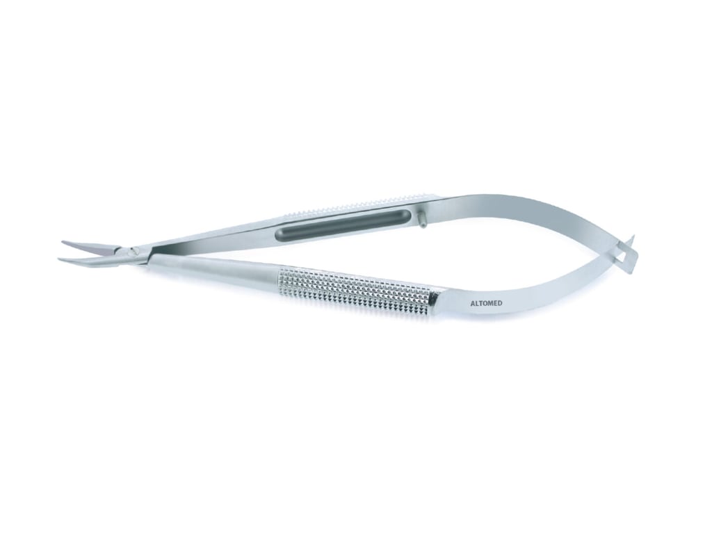 Troutman Needleholder No Lock 115mm (4.5") - Curved