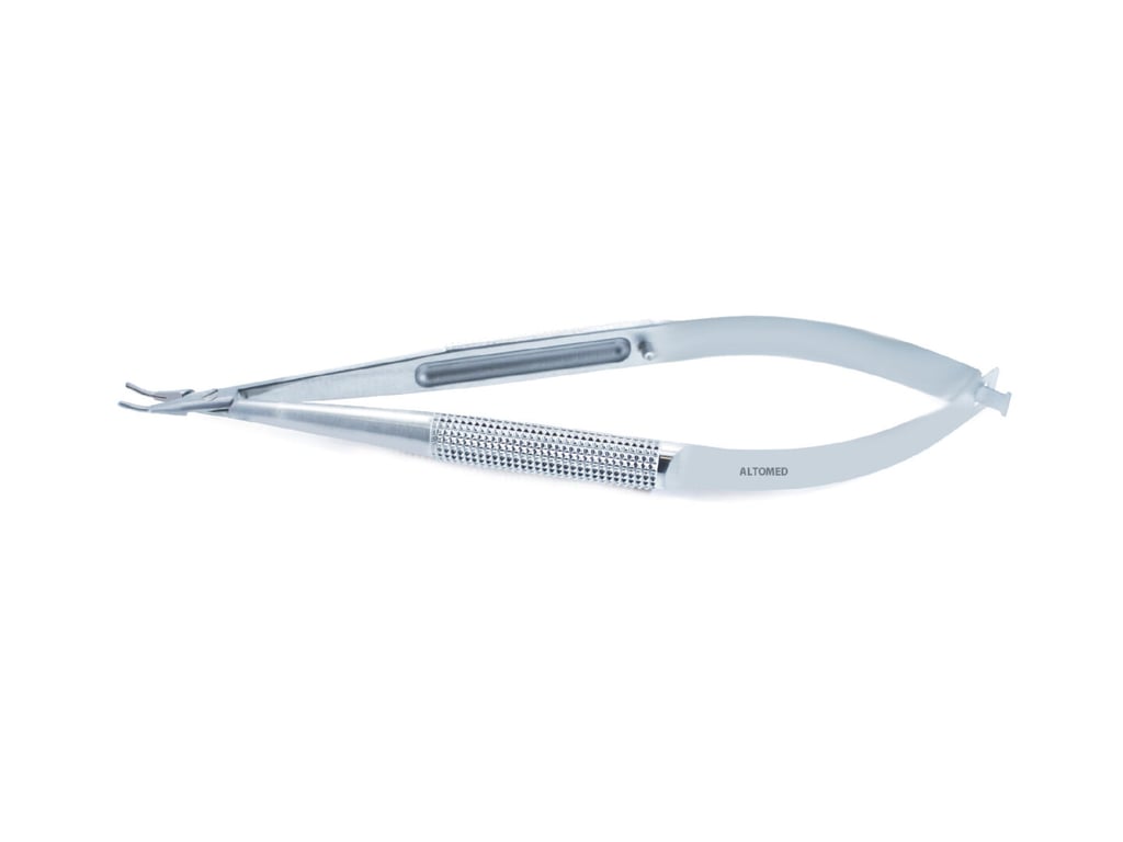 Barraquer Needleholder No Lock 128mm (5.0") - Curved