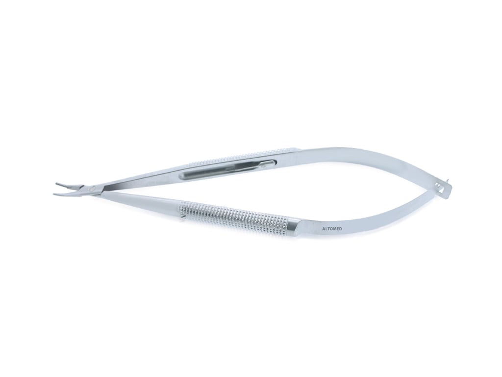 Barraquer Needleholder With Lock 128mm (5.0") - Curved