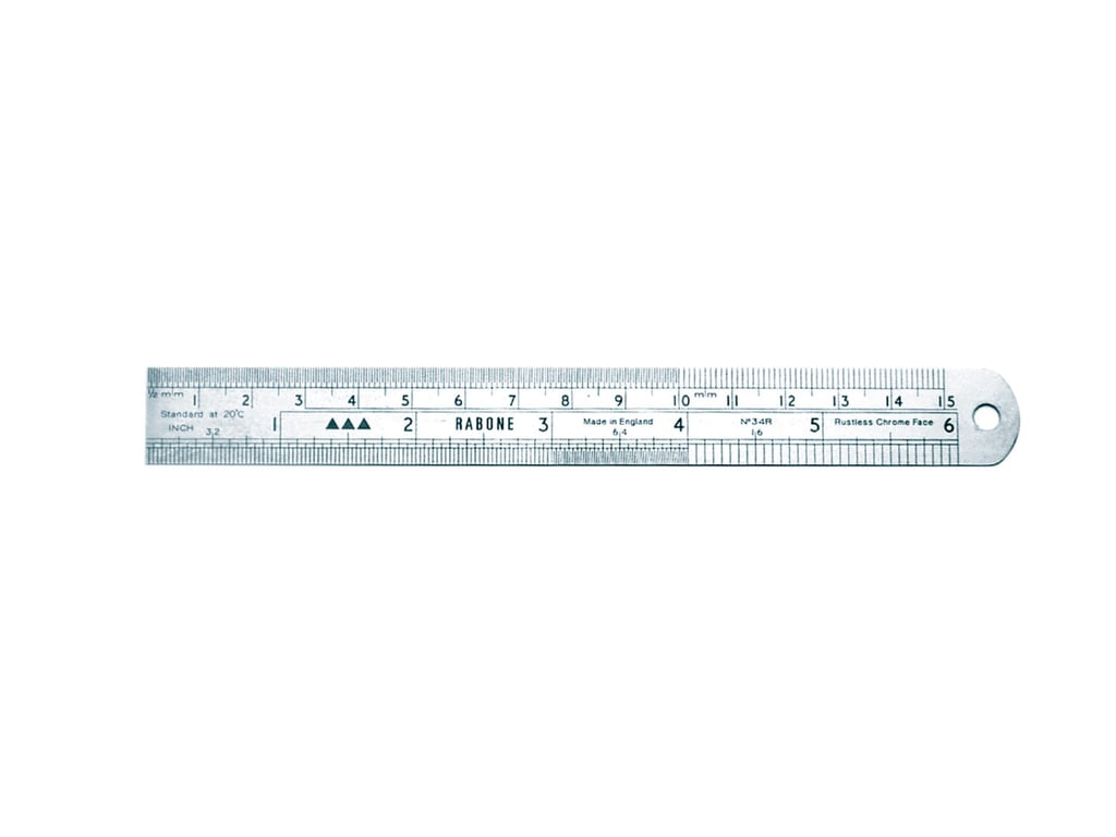 Ruler Stainless Steel 150mm 6″ | Altomed