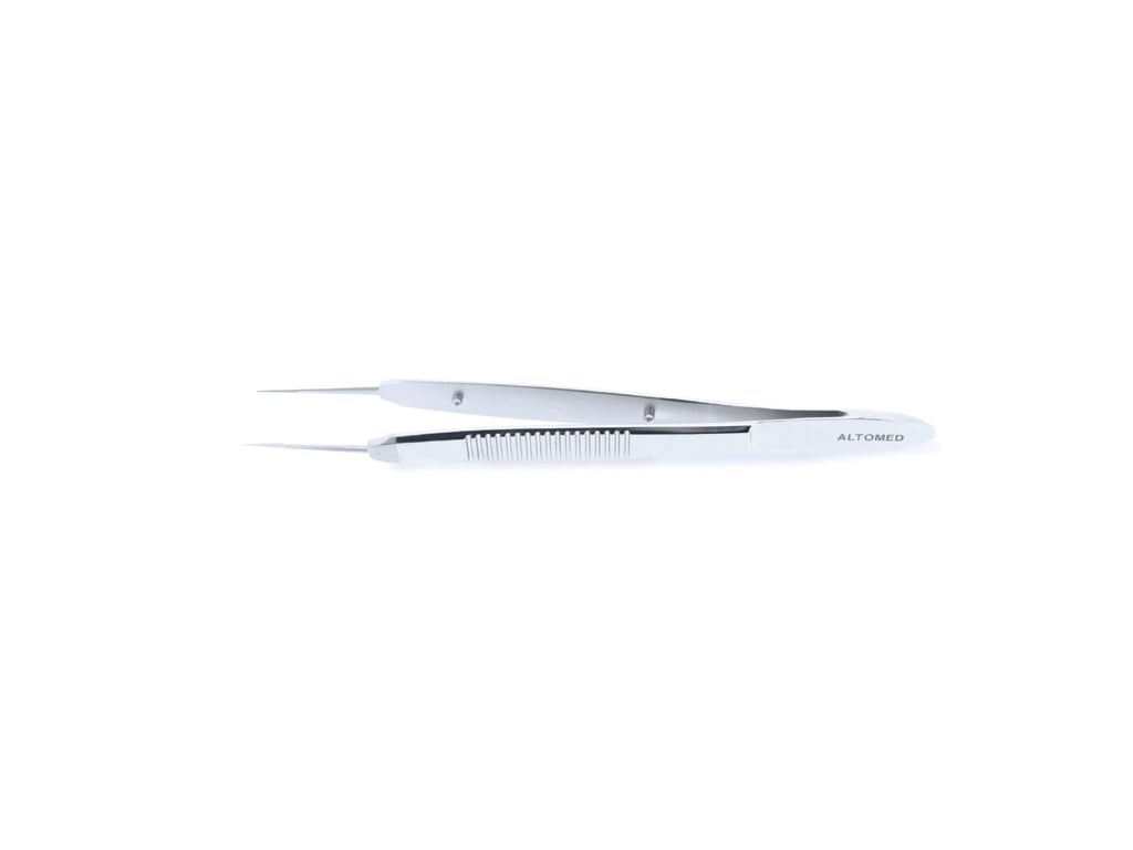 Castroviejo Tying Forceps 100mm (4.0") - 1 Into 2 Teeth