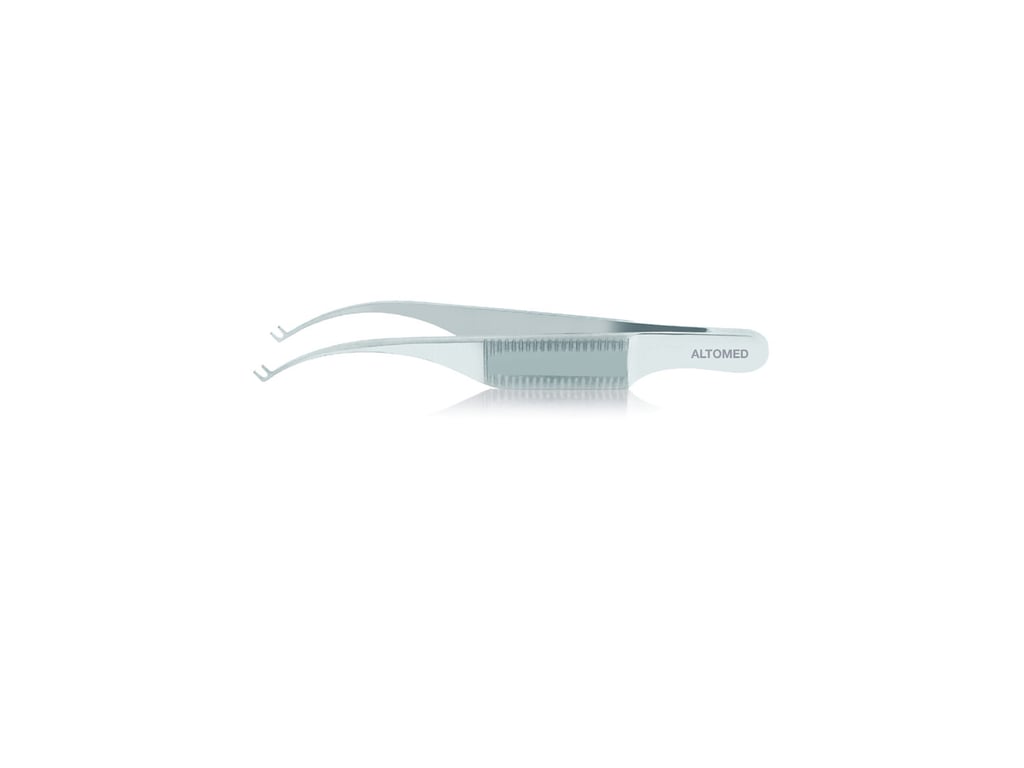 Polack Double Corneal Forceps 75mm (3.0″) – 1 Into 2 Teeth | Altomed