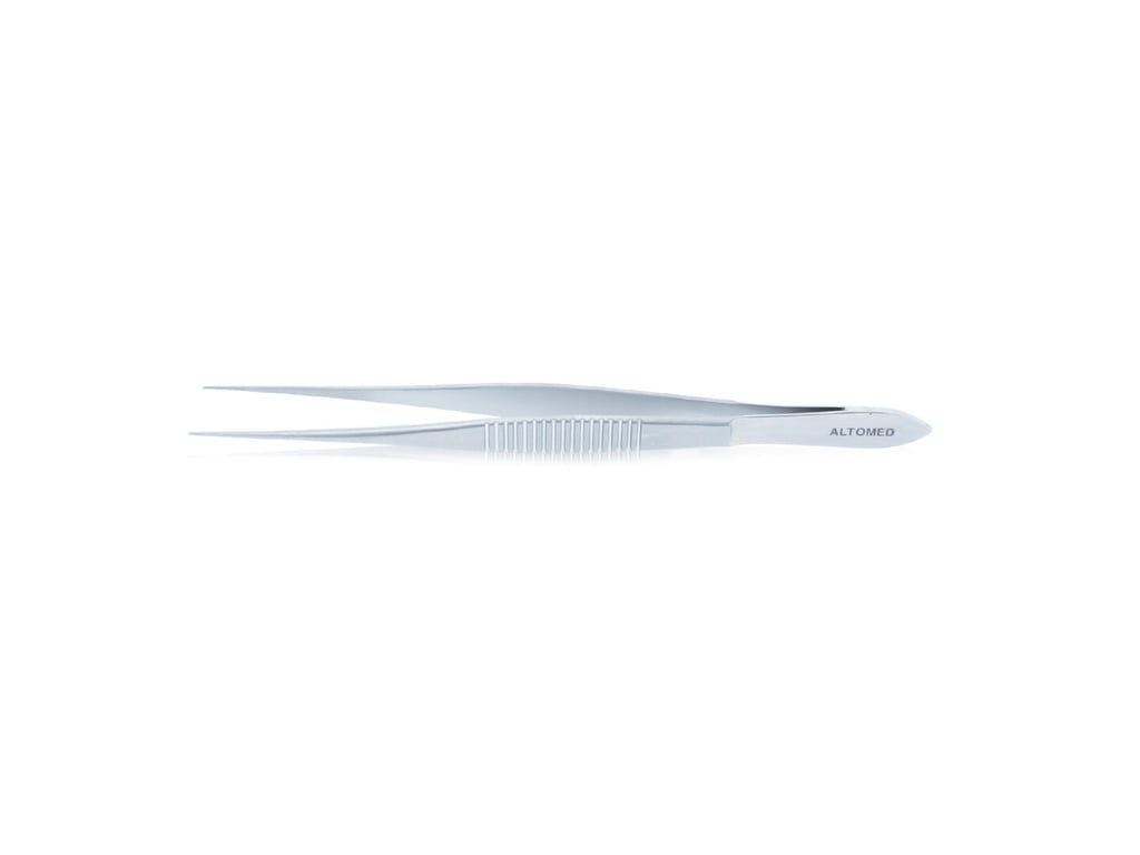 Elschnig Fixation Forceps 111mm (4.5") - 1 Into 2 Teeth