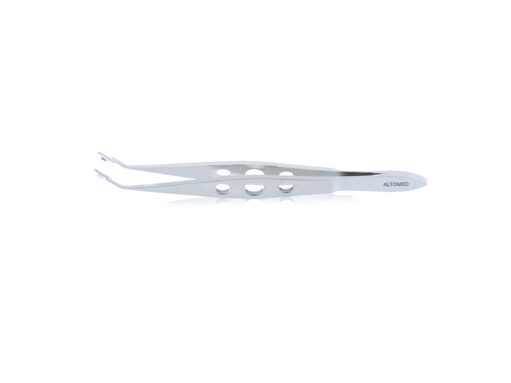 Eco Lens Folding Forceps - Silver Titanium