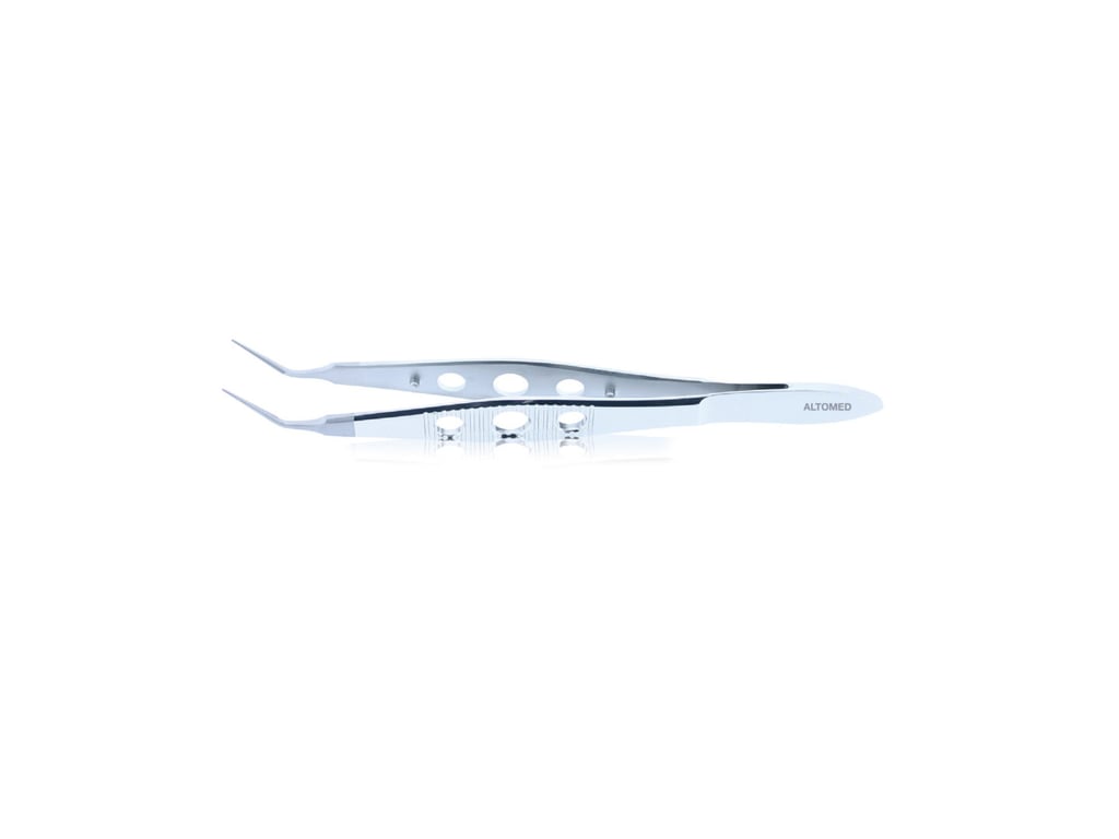 Sheets McPherson Forceps 100mm (4.0") - 10mm Jaw Serrated Tip
