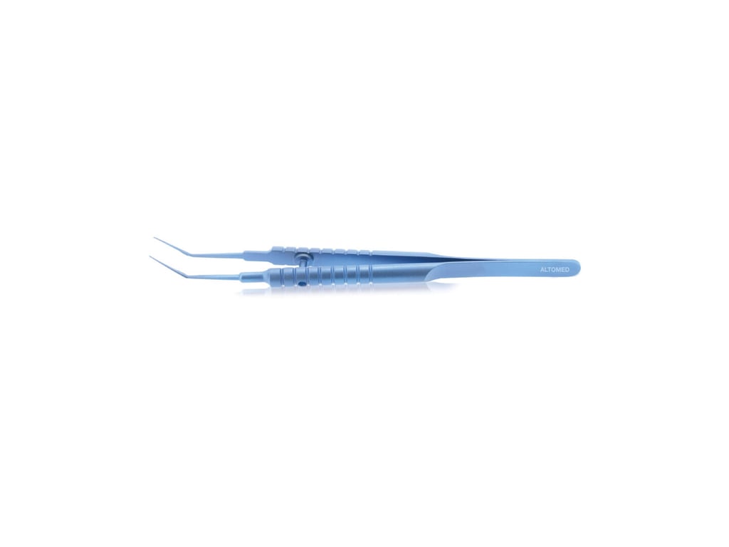 Utrata Capsulorhexis Forceps 100mm (4") - Round Handle Titanium