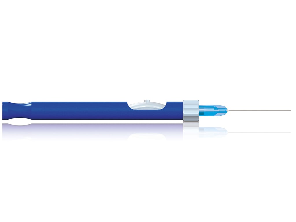 Backflush Handle And 20G Aspiration Cannula Set