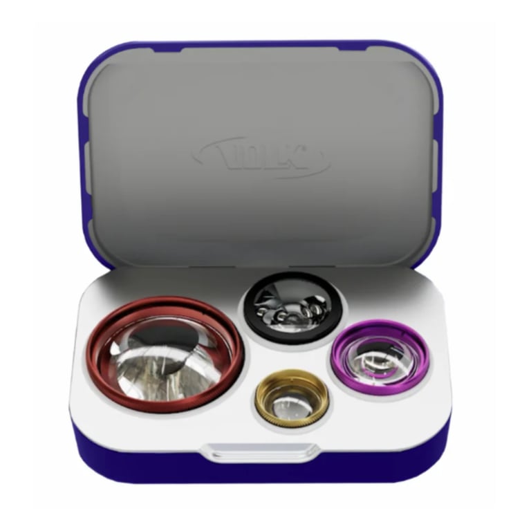 Volk Lens Case, Large, Blue