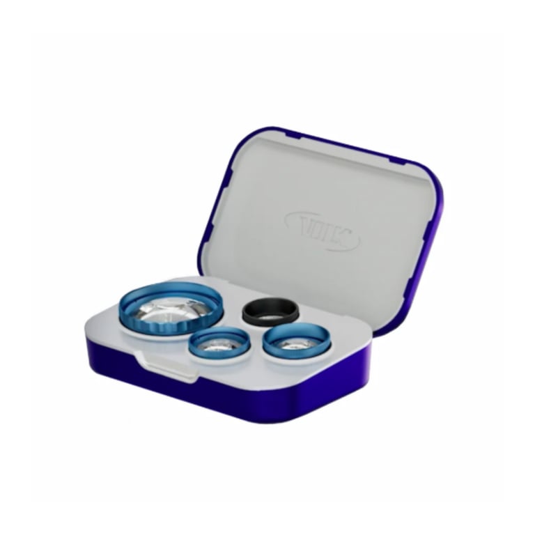 Volk Lens Case, Medium, Blue
