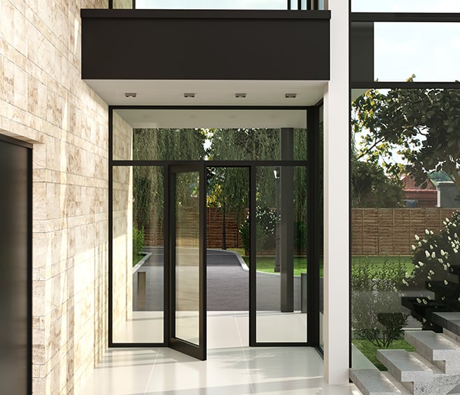 insulated, door, system, aluminium, 600