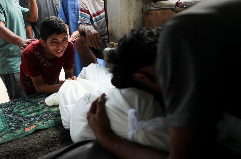Image for At least 36 killed by Israeli fire while seeking aid in Gaza, hospital says