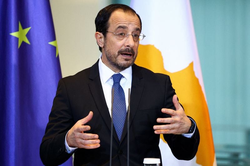 Image for Leaders of ethnically split Cyprus agree to work towards reviving talks