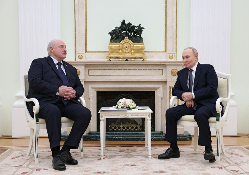 Image for Lukashenko says Putin has a proposal for Ukraine that Trump is familiar with