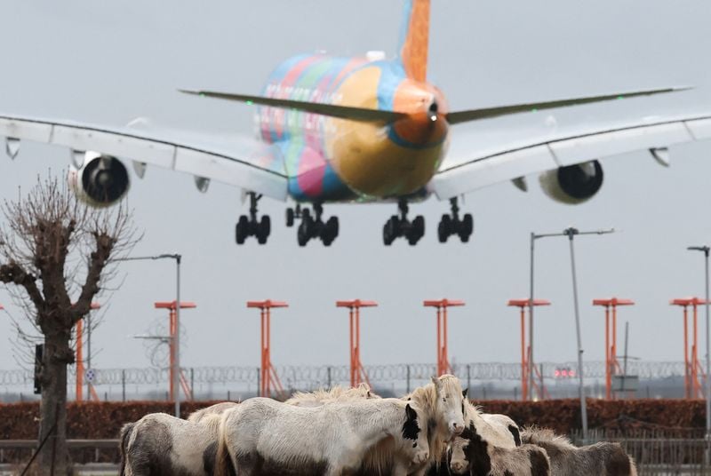 Image for UK's Heathrow profits jump on record passenger numbers