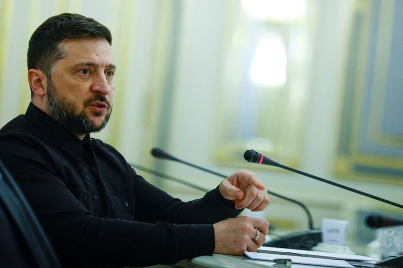 Image for Ukraine's Zelenskiy: Two dead in Russian attack on power station in Sloviansk