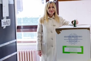 Image for Exit polls suggest Italy's Meloni has narrowly lost justice referendum vote