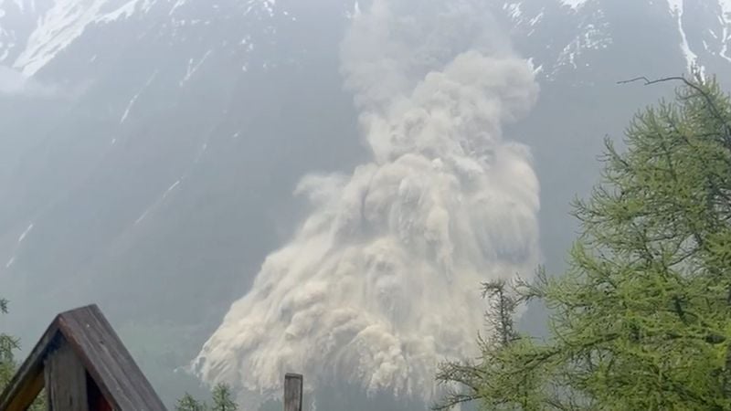 Image for 'I lost everything': Swiss residents in shock after glacier debris buries village