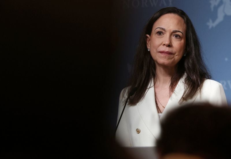 Image for Venezuela's Machado says she hasn't spoken to Trump since October