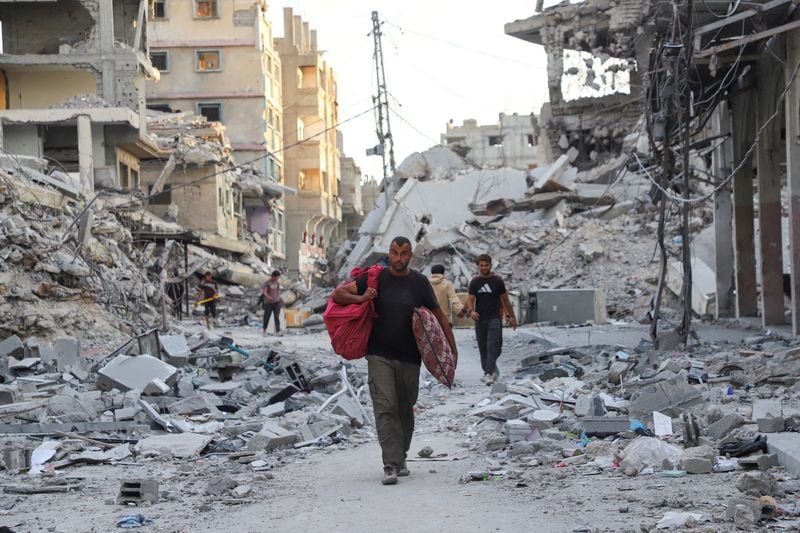 Image for Trump says Gaza war has ended; Israel awaits release of hostages