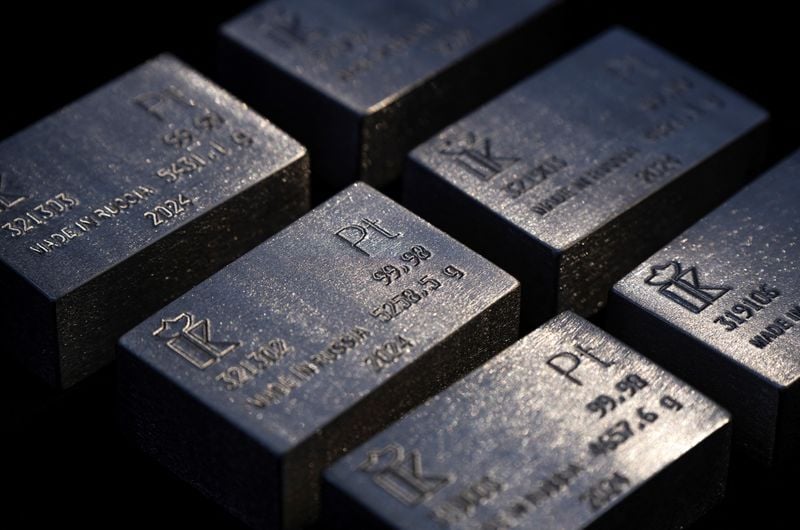 Image for Platinum hits record high on tight supply, EU combustion-engine ban reversal