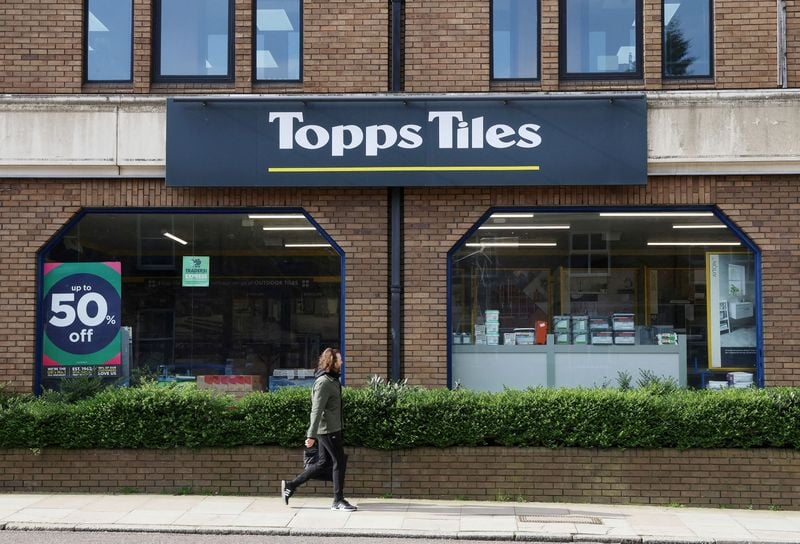Image for Topps Tiles to close 23 UK stores in cost-cutting drive