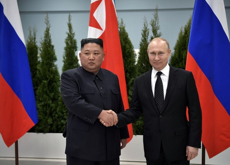 Image for North Korea will always stand with Russia, leader Kim tells Putin