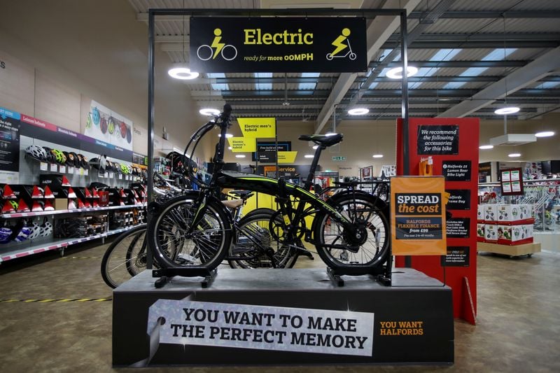 Image for UK's Halfords profit jumps 1% on strong bicycle sales