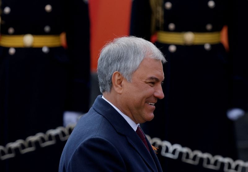 Image for Russian parliament speaker to visit China, Vedomosti says