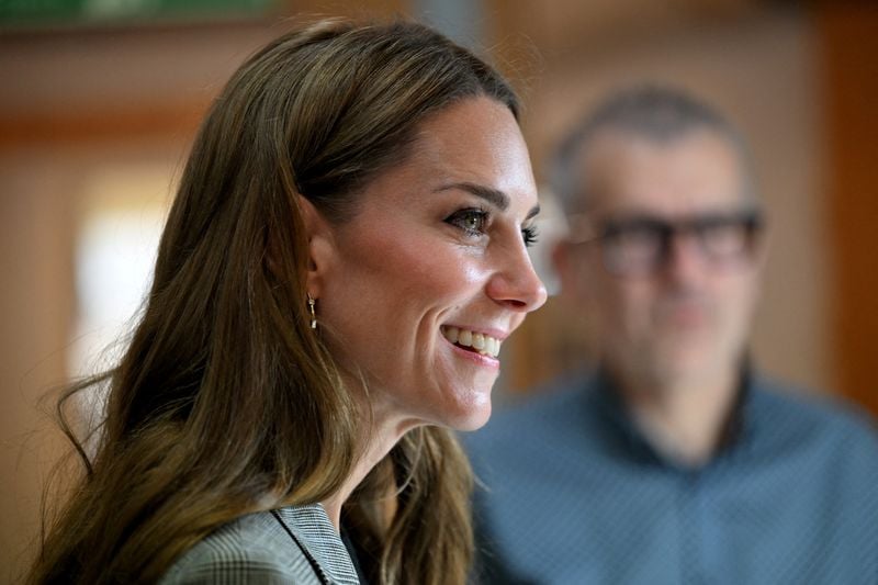 Image for Britain's Princess Kate warns screen time feeds 'epidemic of disconnection'