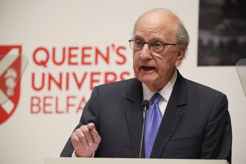 Image for Queen's University Belfast cuts ties with US politician Mitchell over Epstein files