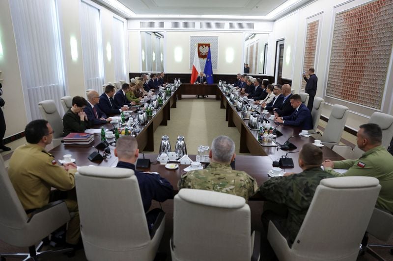 Image for Poland is at its closest to open conflict since World War Two, PM says