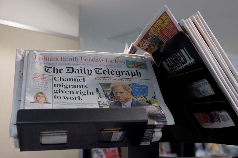 Image for Axel Springer set to buy Telegraph in $667 million deal, Financial Times reports