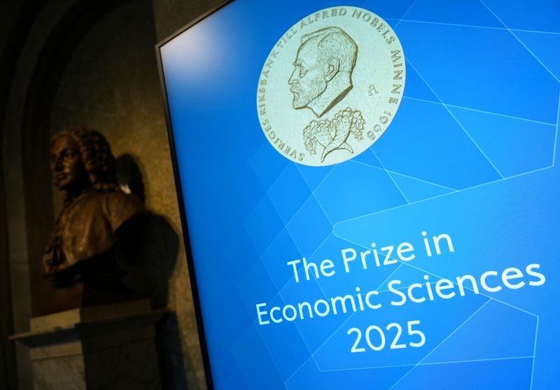 Image for Trio win Nobel economics prize for work on innovation, growth and 'creative destruction'