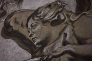 Image for 'Angel Meloni' scrubbed off Rome church painting on priest's orders