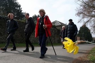 Image for Road to Canterbury: Church of England’s new head walks ancient pilgrimage route