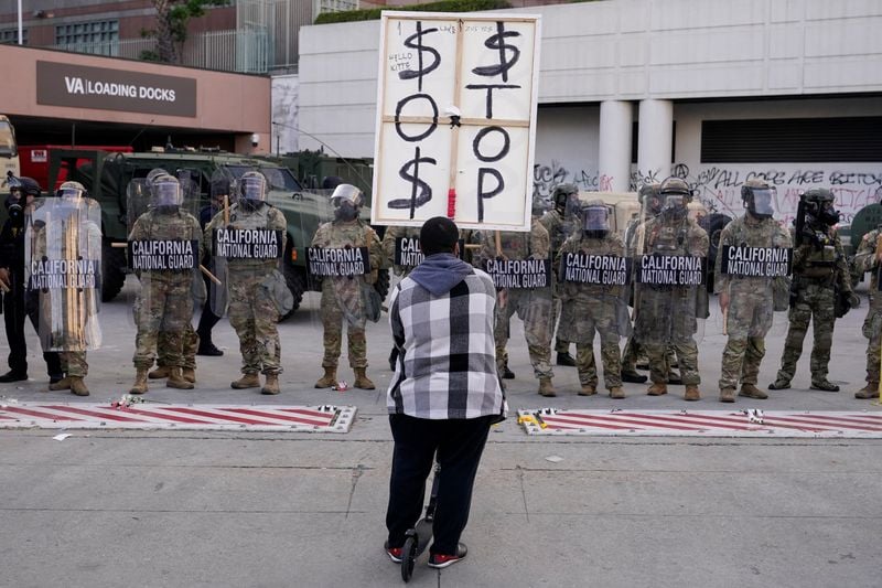 Image for Trump can keep National Guard deployed to Los Angeles for now, appeals court rules