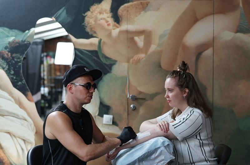 Image for A Russian tattoo artist finds blind faith in his needle