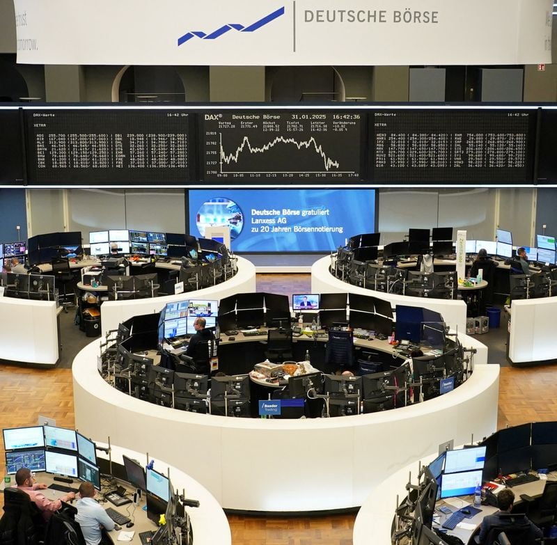 Image for European shares close at record high after upbeat earnings; US-Ukraine deal in focus