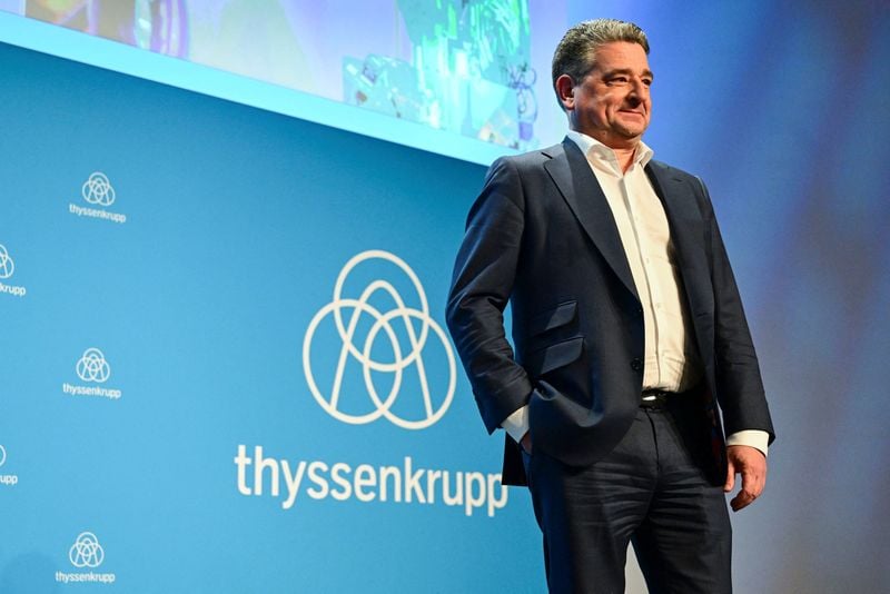 Image for Thyssenkrupp to hold shareholder meeting ahead of warship division spin-off, CEO tells podcast