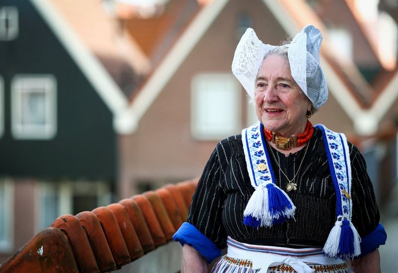 Image for In modern Netherlands, one local keeps traditional Dutch dress alive