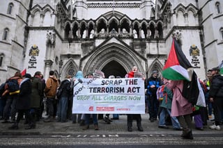 Image for UK terror ban on pro-Palestine group unlawful, court rules after appeal