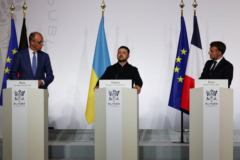 Image for Key quotes from Paris meeting on Ukraine security guarantees