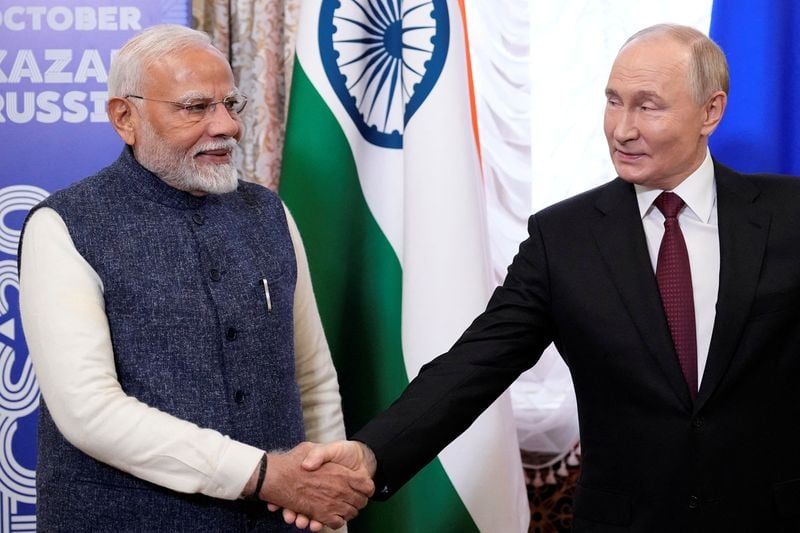 Image for Russia and India talk up 'strategic partnership' after Trump tariff hike