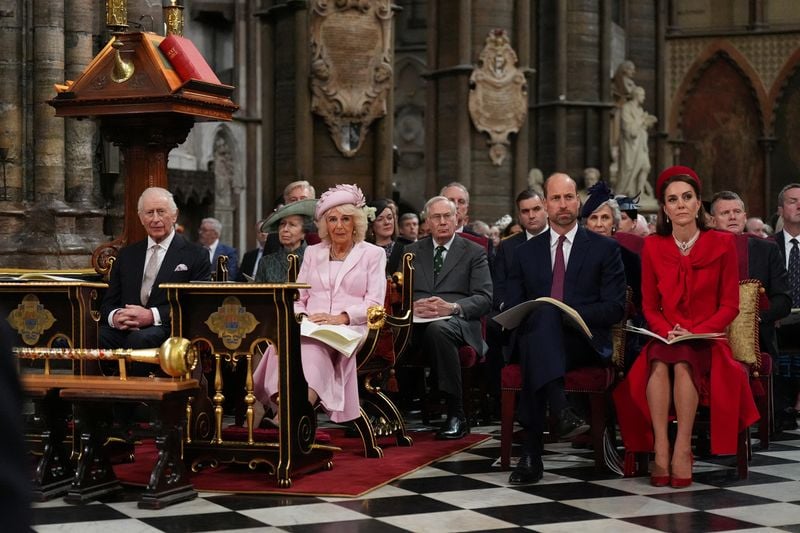 Image for UK royals celebrate Commonwealth Day with religious service, playlist
