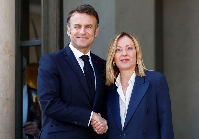 Image for Italy's Meloni will host Macron in Rome on June 3, her office says