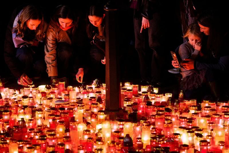 Image for Czechs, Slovaks mark Velvet Revolution with protests in defence of democratic values