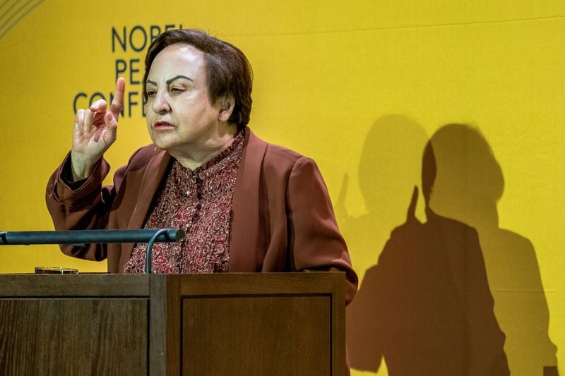 Image for Iran's 'paper tiger' leadership will fall, predicts Nobel peace laureate Ebadi