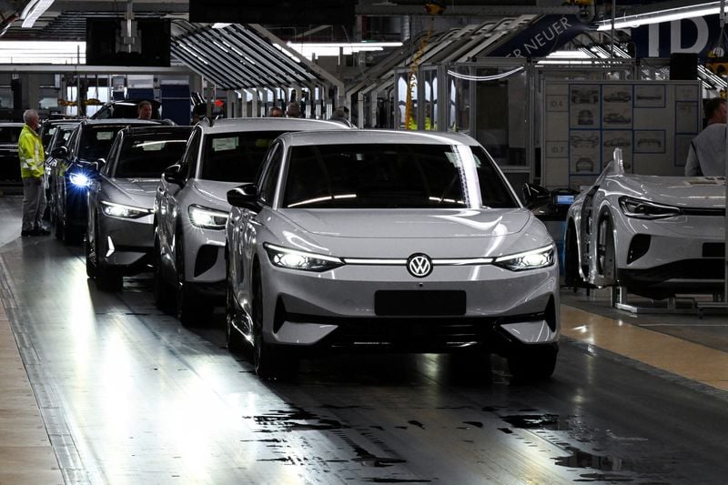 Image for Volkswagen sees flat margin as cost cuts, trade tensions weigh